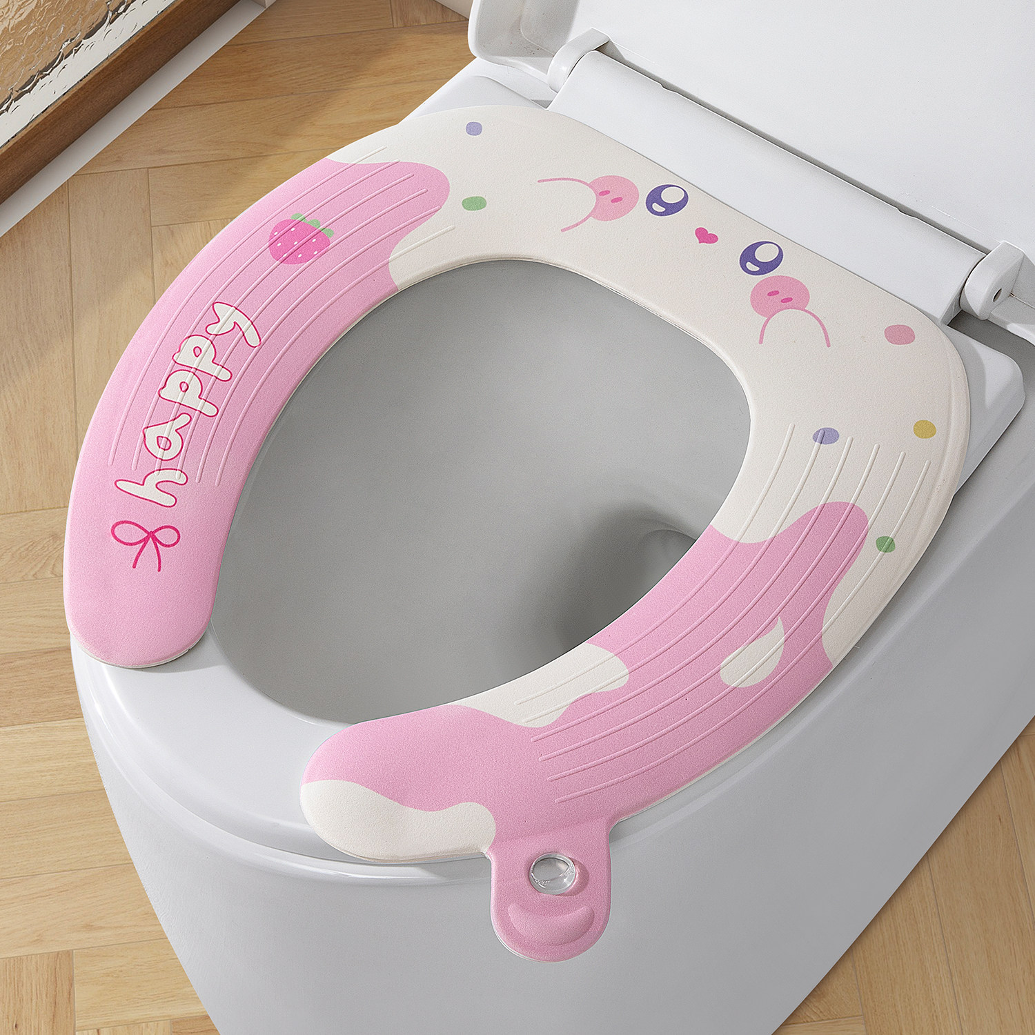 家用卫生间卡通马桶垫硅胶马桶座圈四季通用舒适防滑坐便器垫子,家庭/个人清洁工具,马桶套/马桶座圈,淘宝优惠券,粉丝福利购,淘宝优惠卷