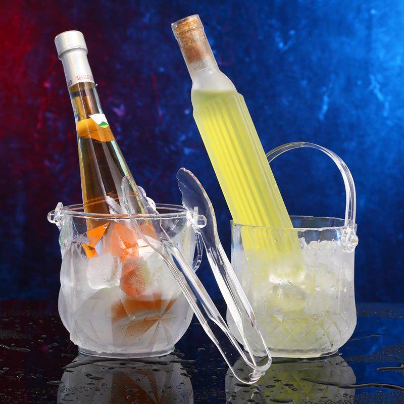 厂家供应酒吧塑料冰桶红酒香槟冰桶KTV亚克力啤酒钻石冰桶