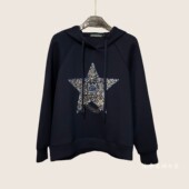 45012 百搭t恤衫 显瘦宽松修身 雅姿赏色珊瑚花2025秋冬新上衣大码