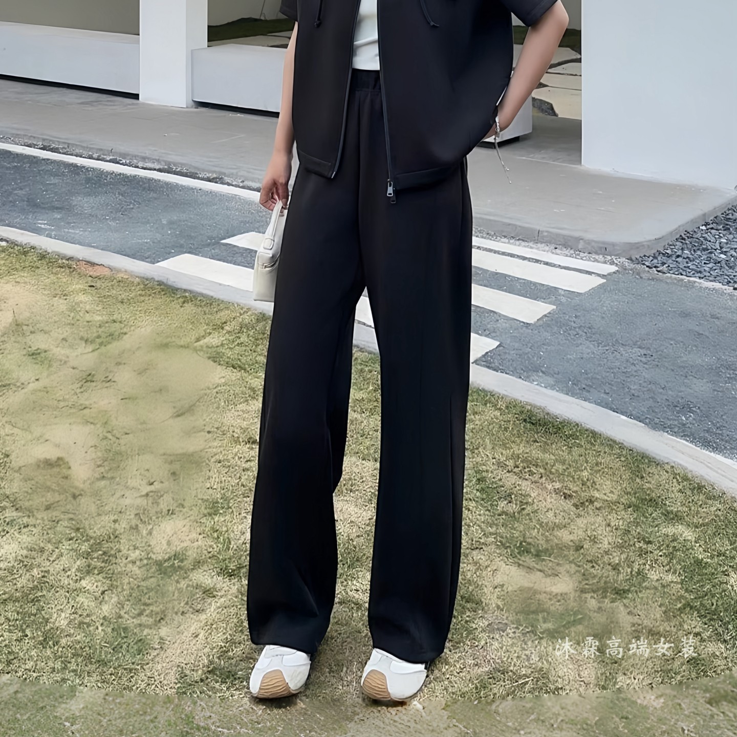 阳龙2026夏季新款宽松大码修身百搭显瘦胖M休闲运动女裤B26-9002
