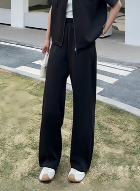 阳龙2026夏季新款宽松大码修身百搭显瘦胖M休闲运动女裤B26-9002