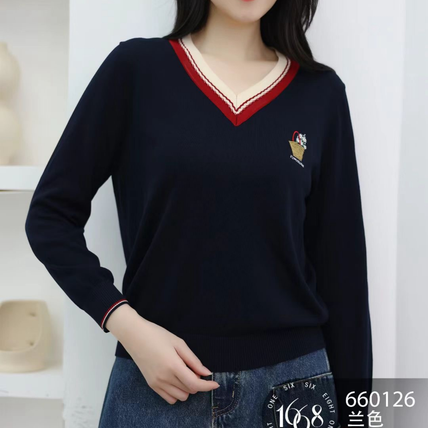 1668美季然亮2025秋冬新大码显瘦莱赛尔天丝针织衫上衣t恤660126