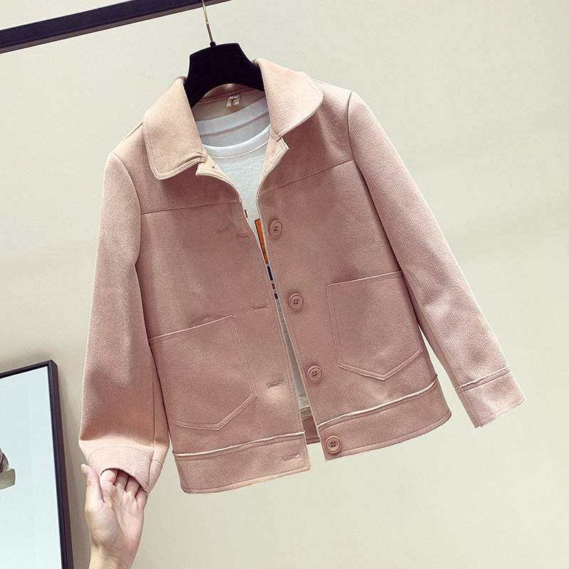 2019 new pattern Suede coat have cash less than that is registered in the accounts Autumn and winter Jacket Korean Edition leisure time Windbreaker fashion Versatile jacketin the Women's clothing/Boutique , Jacket  category - from Buy2taobao.com to provide professional Taobao agent buy service