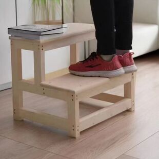 实木梯凳脚踏凳沙发凳脚踏凳客厅两用台阶沙发凳花架宿舍楼梯