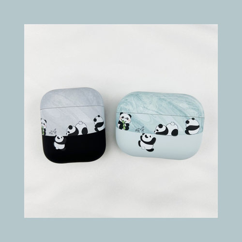 适用airpodspro2保护套高级感2代无线蓝牙pro二代3小众软壳5可爱熊猫2024新款4硅胶ipod盒第三代包苹果耳机壳