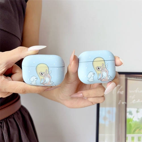 适用airpods4保护壳airpodspro3保护套pro2苹果蓝牙耳机套盒4四五代磨砂airpod硅胶ipod软壳Pro3三代卡通可爱
