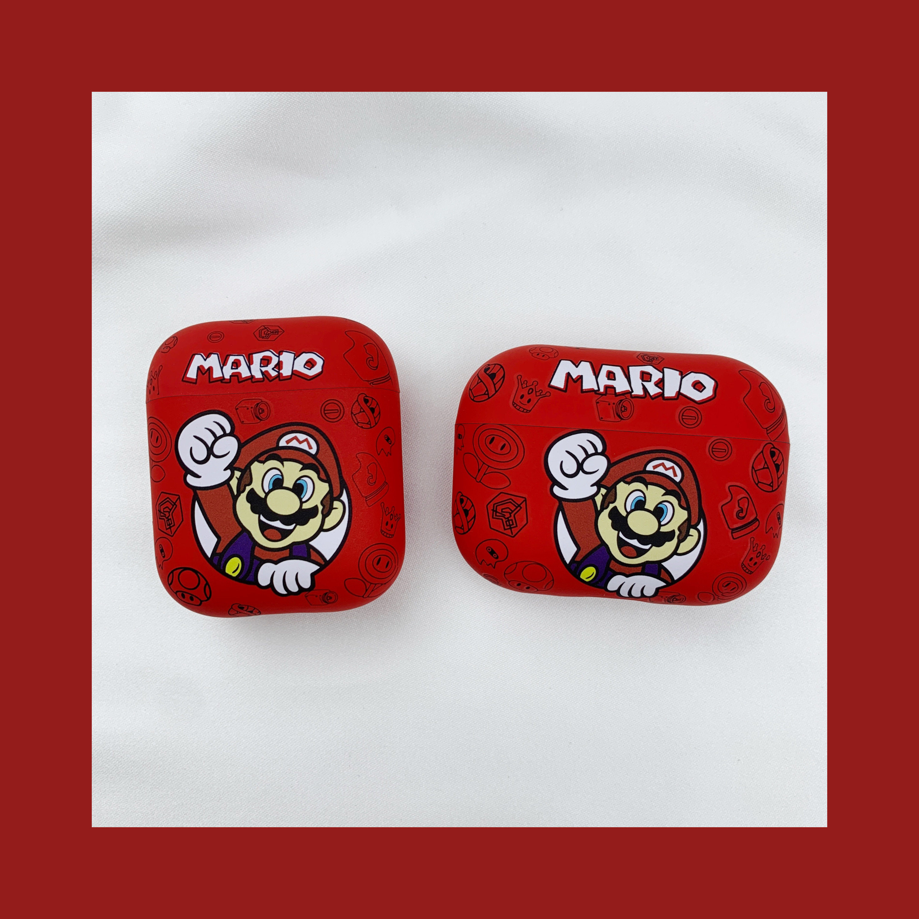 适用airpodspro2保护套苹果耳机壳三代pro挂绳二代一蓝牙高级感超级马里奥无线硅胶卡通airpod男生airpods3盒,3C数码配件,耳机保护套,淘宝优惠券,粉丝福利购,淘宝优惠卷