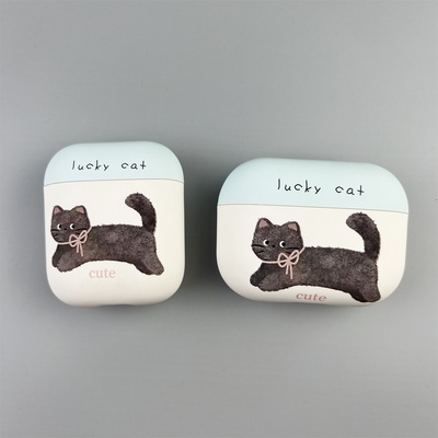 适用airpods4保护壳苹果耳机air4套4代降噪版软壳四代airpro创意二代可爱硅胶创意高级感airpodspro2盒小猫咪