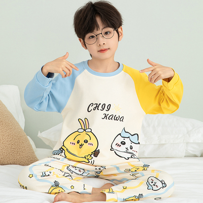 儿童睡衣男童装2025新款吉伊卡哇