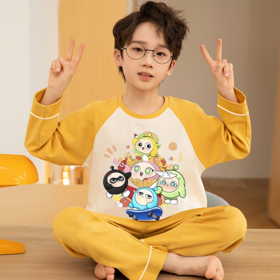儿童睡衣男孩秋季蛋仔派对家居服