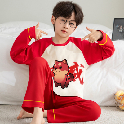 2026新款儿童睡衣本命年马年衣服