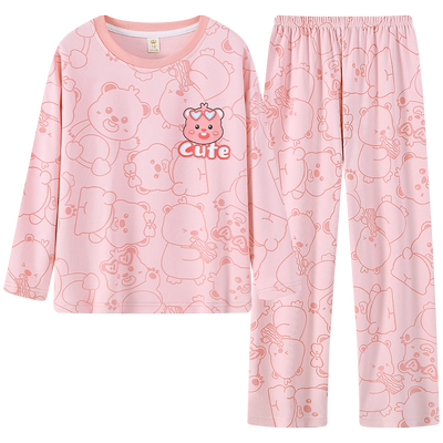 睡衣女秋季2024新款纯棉长袖套装