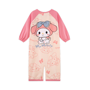 女童连体衣春装美乐蒂睡袋纯棉春秋季长袖睡裙女宝宝套装儿童睡衣