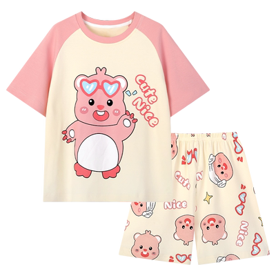 loopy睡衣女童夏季2024新款儿童