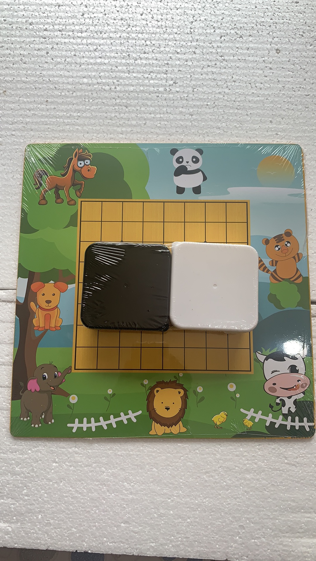 卡通围棋盘套装幼儿初学专用
