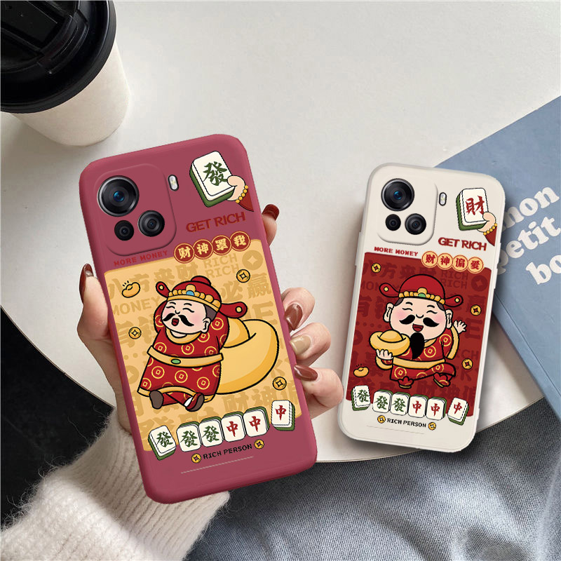 适用于酷派COOL20pro手机壳CP05国潮风财神爷大观40pro全包边防摔软胶保护套