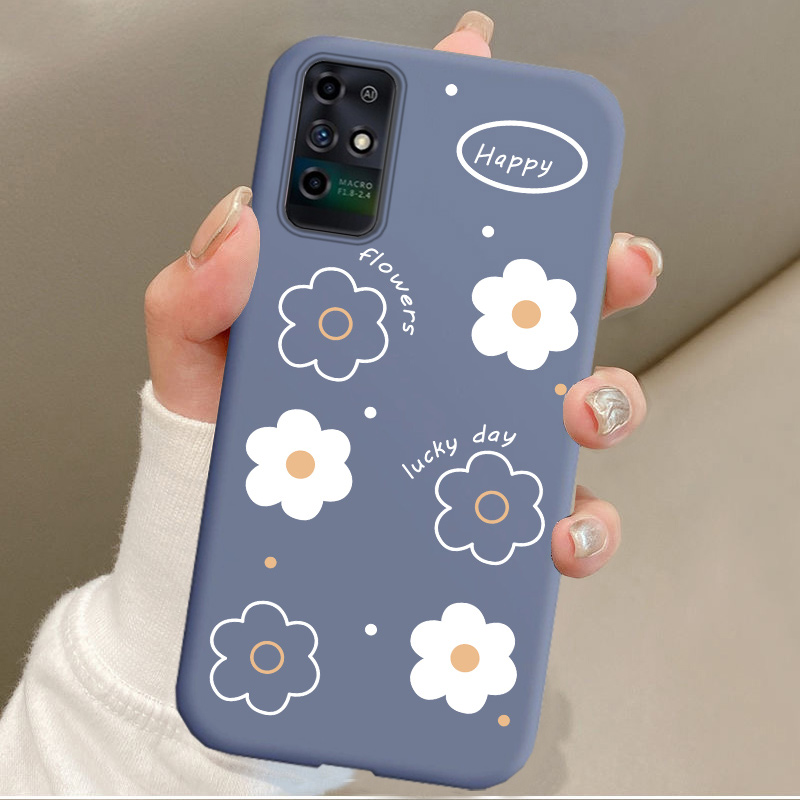 适用中兴远航10花朵印花手机壳ZTE 7530N新款网红个性可爱简约磨砂软壳远航10创意防摔高级ins风全包保护套