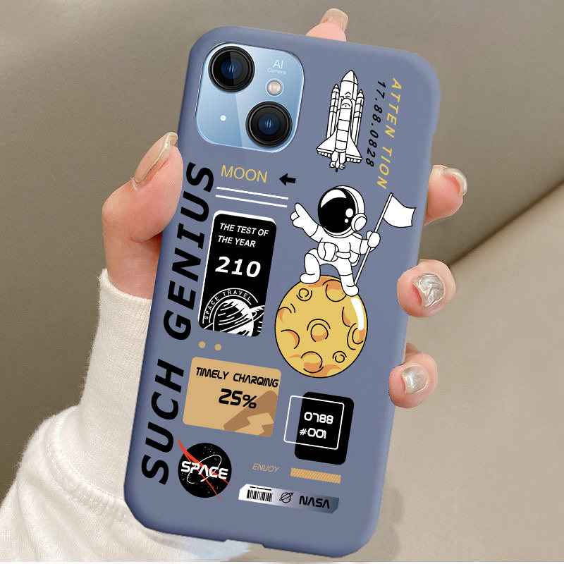 适用乐视Y2PRO手机壳LETV L7卡通宇航员全包边防摔X1PRO软保护套