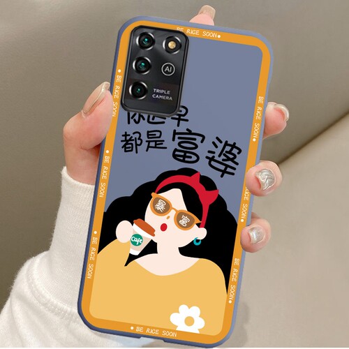 中兴V2022手机壳ZTE 8031可爱新款网红防摔包边个性保护套6.82寸