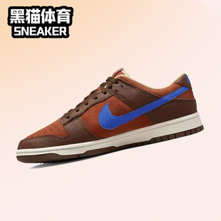 Dunk DR9704 Low 男子低帮复古休闲运动板鞋 200 棕蓝色 Nike