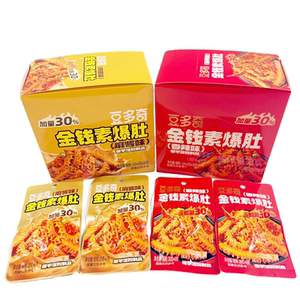 豆多奇金钱素爆肚麻酱辣味魔芋香辣毛肚解馋小吃麻辣休闲零食批发
