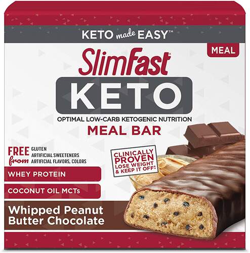 slimfast生酮零食支装能量棒