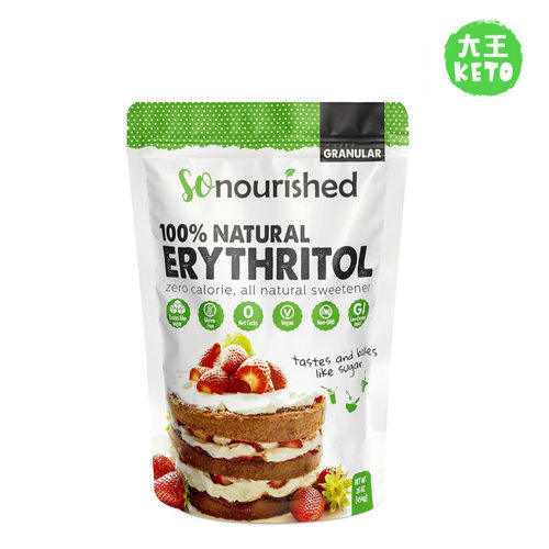 美国直邮So Nourished KETO生酮赤藓糖醇颗粒甜味剂零卡零碳 454g