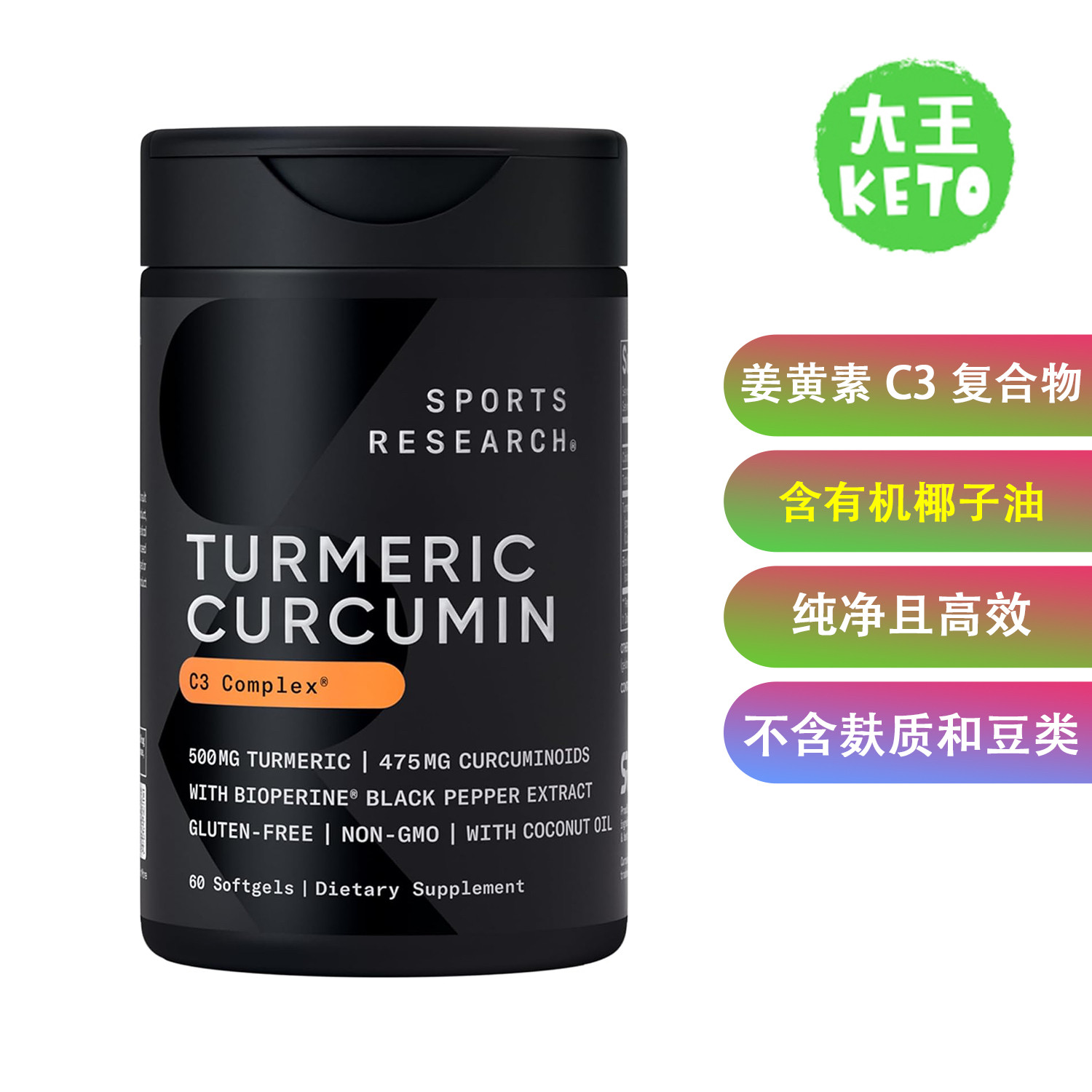 SportsResearch®姜黄素C3