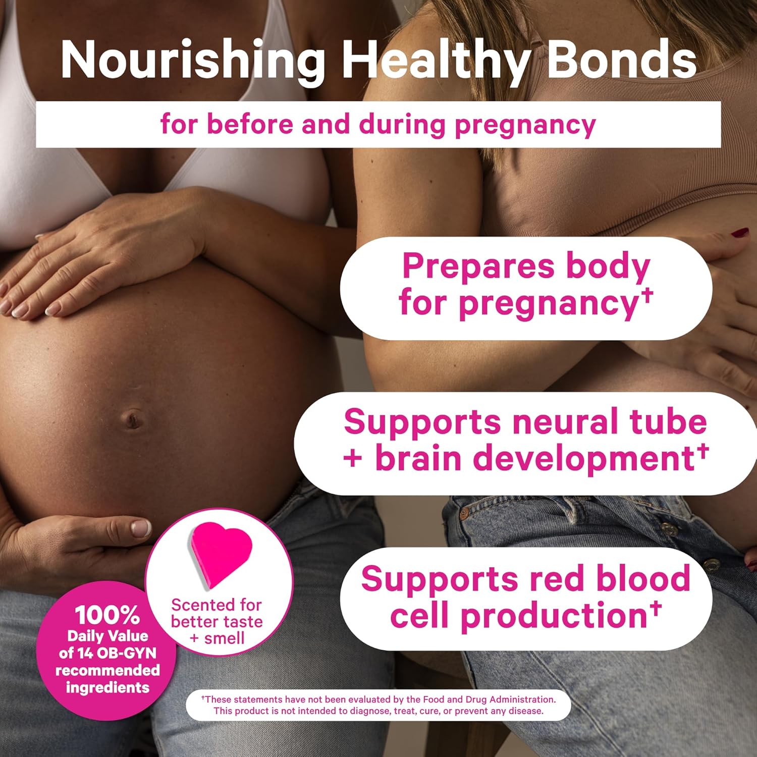 美国直邮 Pink Stork Total Prenatal Vitamins 孕期产前维生素