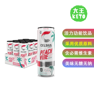 美国直邮 CELSIUS Functional  Energy Drink 美味能量饮品 12罐