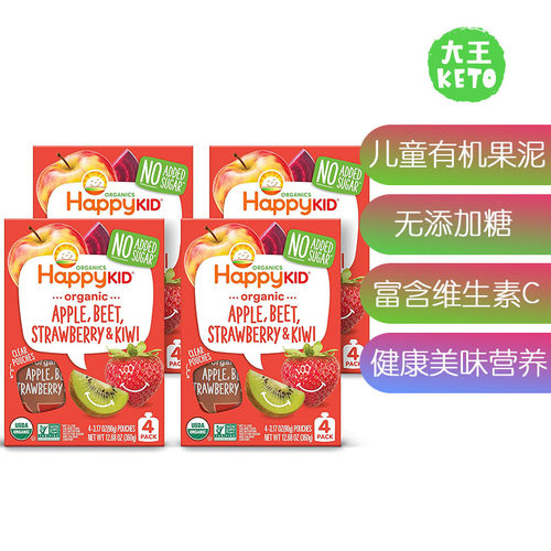 HappyBaby儿童果泥辅食泥