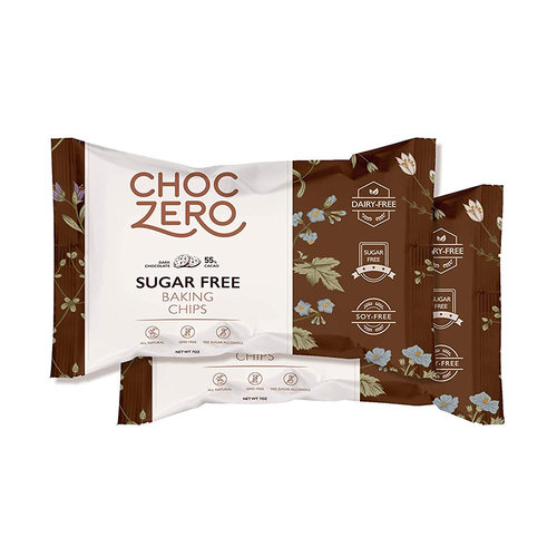 美国直邮ChocZero 即食 烘焙巧克力豆无糖无麸质低碳水无奶制品