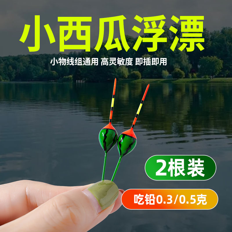 新款超灵敏西瓜漂溪流漂小物漂