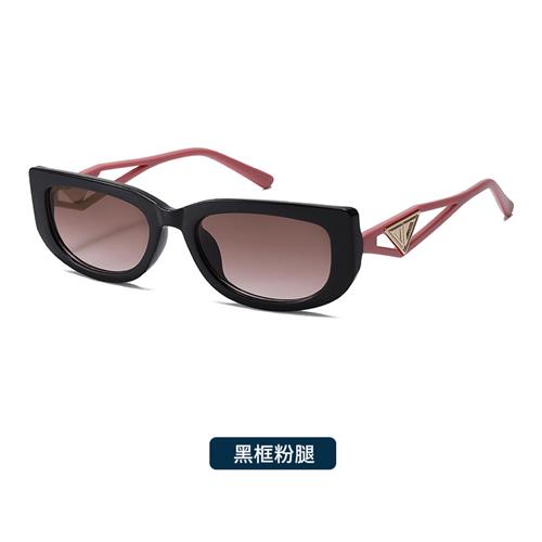新品2023新款成人女士太阳镜个性小框圆脸精致眼镜镂空镜腿墨镜KL