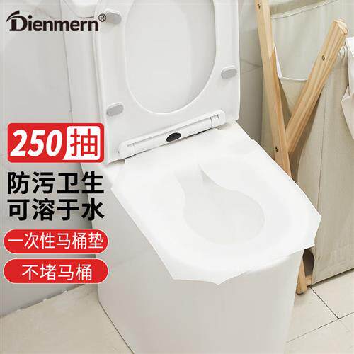 鼎盟(Dienmern)一次性马桶垫250个装马桶坐便套马桶纸垫纸可溶怎么样,好用不?