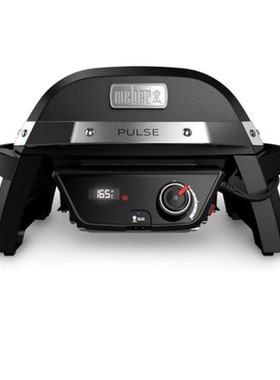 英国代购Weber PULSE 1000 electric grill 温控珐琅铸铁电烤架