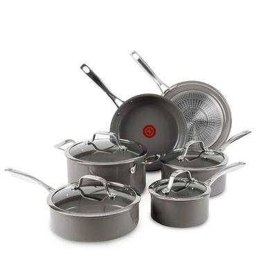 美国代购T-fal Ceramic Excellence Nonstick Cookware Set不粘锅