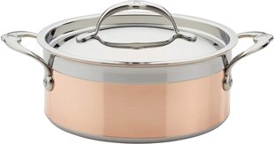 美国代购 CopperBond Soup Pot不锈钢铜芯汤锅意大利制造 Hestan