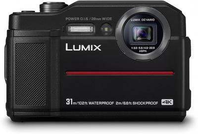 英国代购Panasonic LUMIX DC-FT7EB-K 潜水照相机31米防水4K视频