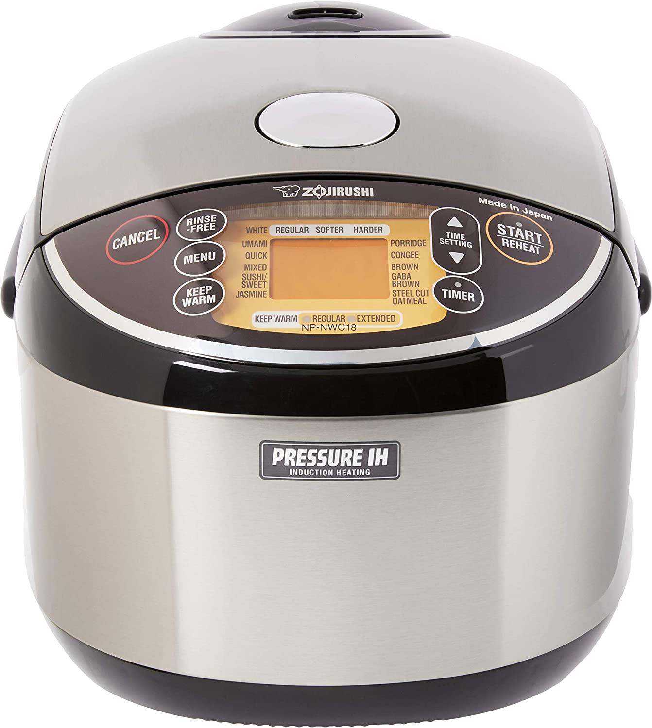 美国代购Zojirushi NP-NWC18XB Rice Cooker压力IH电饭锅110V