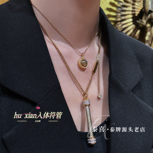 泰国特色 阿赞興huxian符管自身吊坠项链 一对一定制