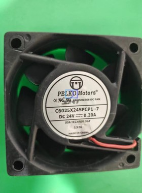 PELKO Motors DC FAN C6025X24SPCP1-7 DC 24V=0.20A变频冷却风扇