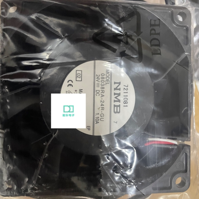 全新NMB 08038RA-24R-GU 24V 1.10A 8038 8CM机柜大风量散热风扇