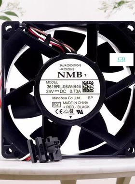 现货NMB-MAT 3615RL-05W-B40/B49/B46/B59 24V 0.73A 9CM 风扇