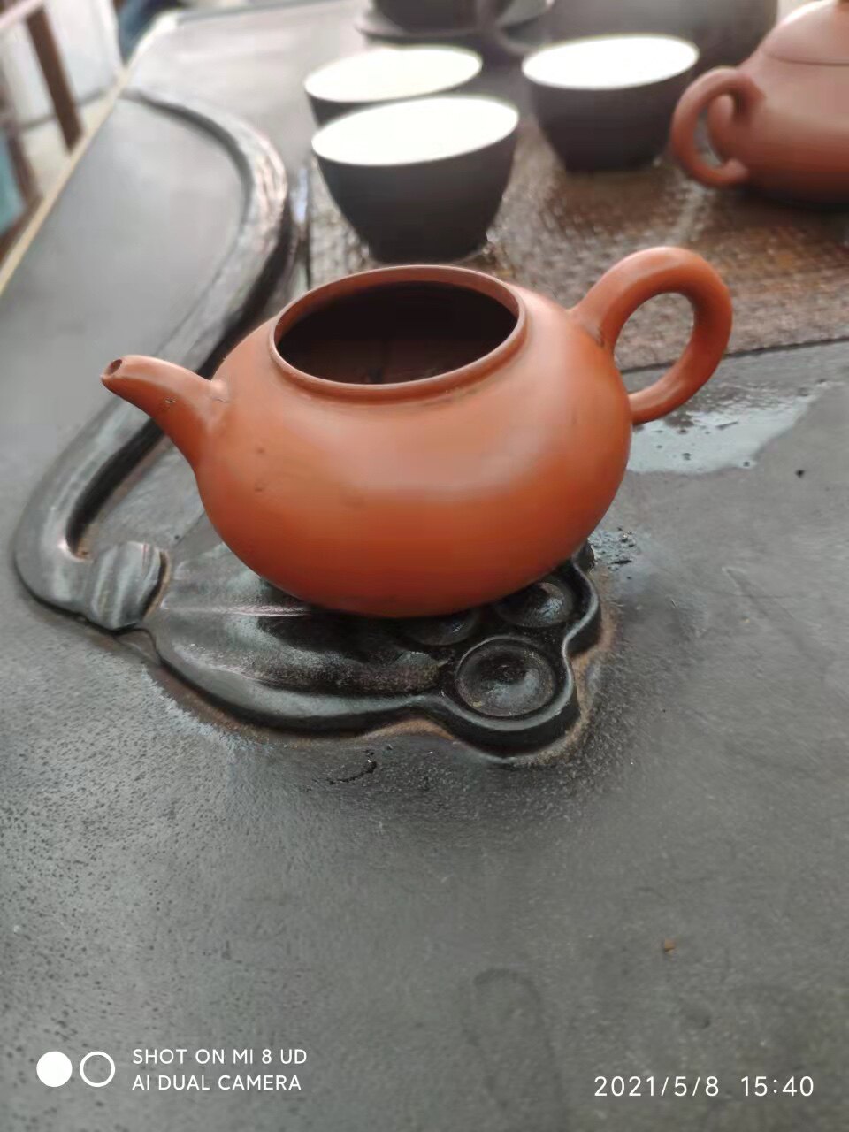章燕明大师手制朱泥紫砂壶潮汕工夫茶小壶
