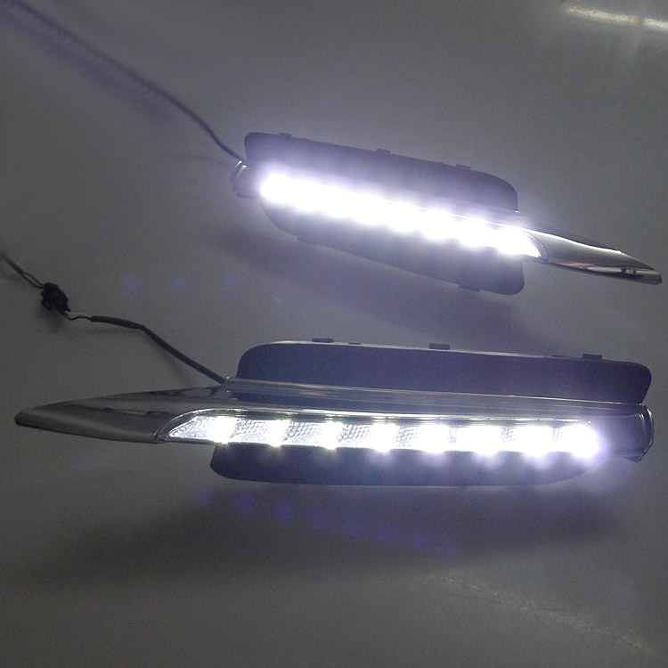 SmrkeLED日间行车灯日行灯栅栏格杠灯适用于 07-10款新宝马X5 E70