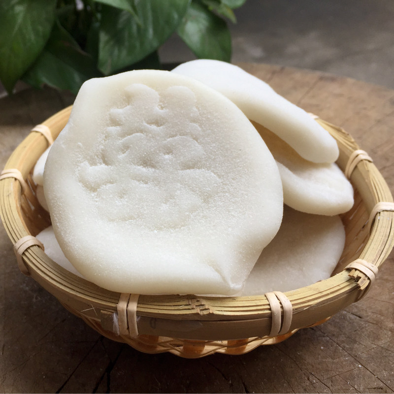 安徽特产 农家手工自制糯米糍粑拉丝粘粑粑水磨年糕圆糍粑粑点心