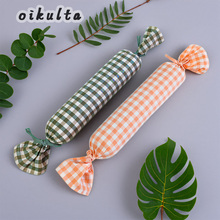 新生婴儿糖果安抚枕头0-6侧睡喂奶靠背1纯棉抱枕荞麦枕防惊跳长条