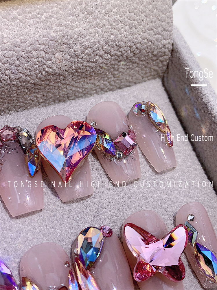 穿戴甲指甲贴孕妇学生手指甲简约