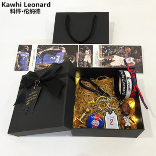 快船队科怀莱昂纳德篮球钥匙扣挂件伦纳德周边生日礼物盒送男朋友